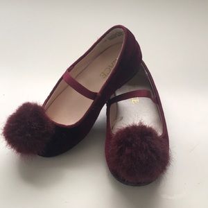 Velvet Ballet Flats